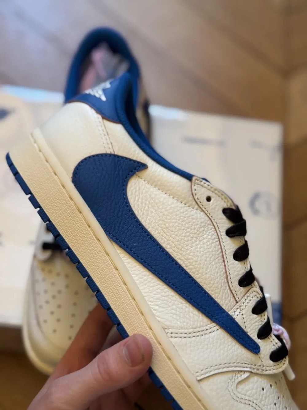 Air Jordan 1 Low Travis Scott Fragment Military Blue EU 45, US 11, UK 10