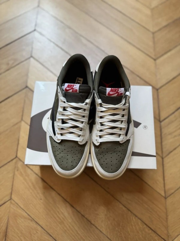 Nike Air Jordan 1 Low Travis Scott Medium Olive EU40,5 US7,5 DM7866-200 2