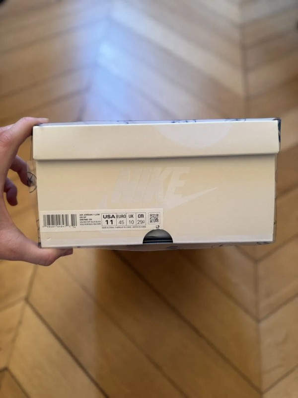 Air Jordan 1 Low Travis Scott Fragment Military Blue EU 45, US 11, UK 10 2