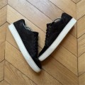 Lanvin Baskets basses DBB1 homme noires en cuir et cahoutchouc
