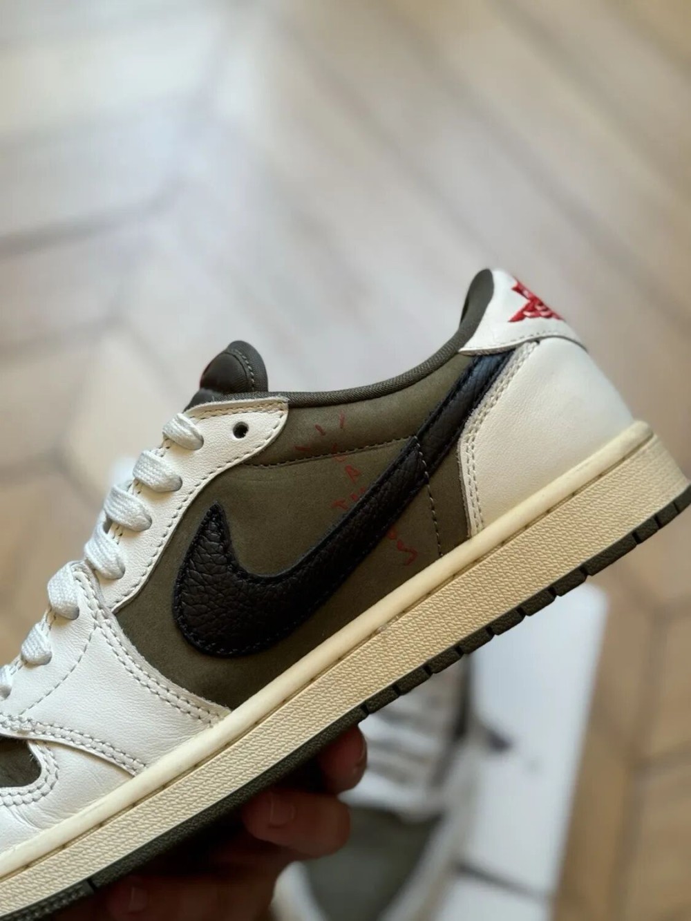 Nike Air Jordan 1 Low Travis Scott Medium Olive EU40,5 US7,5 DM7866-200