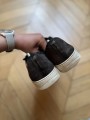 Lanvin Baskets basses DBB1 homme noires en cuir et cahoutchouc