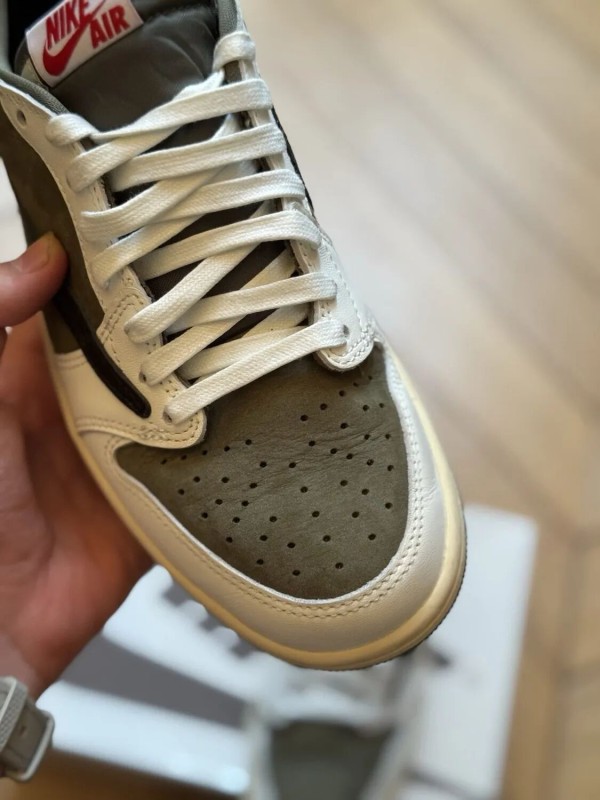 Nike Air Jordan 1 Low Travis Scott Medium Olive EU40,5 US7,5 DM7866-200 2