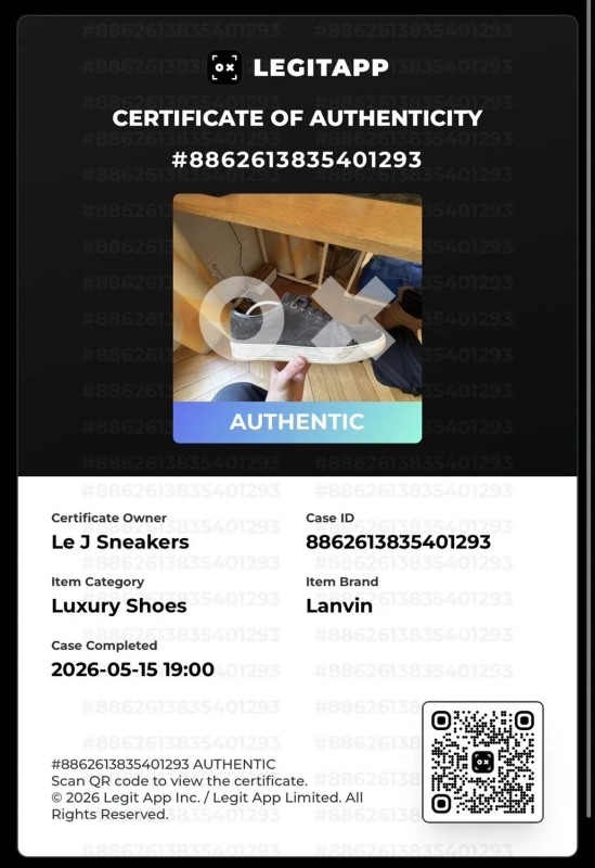 Lanvin Baskets basses DBB1 homme noires en cuir et cahoutchouc 2