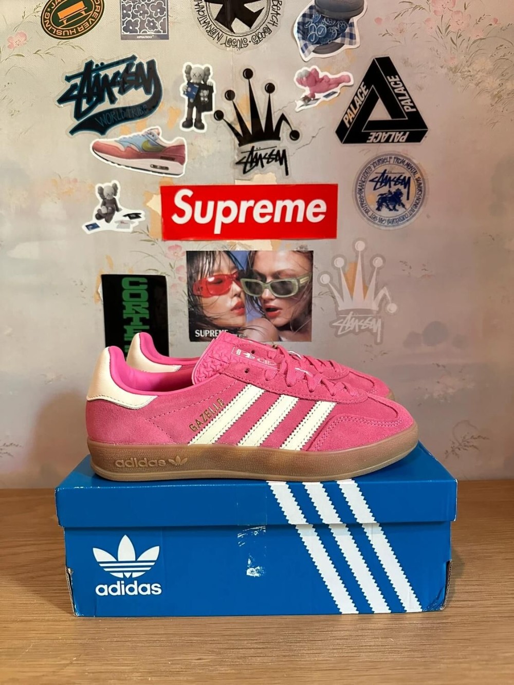 adidas Gazelle Pink White / blanc rose