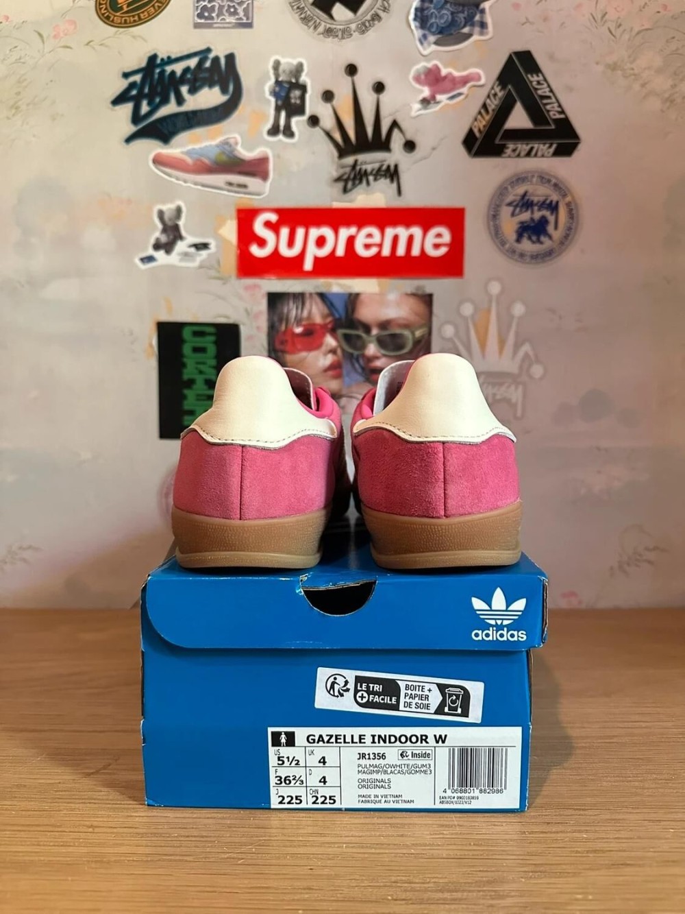 adidas Gazelle Pink White / blanc rose
