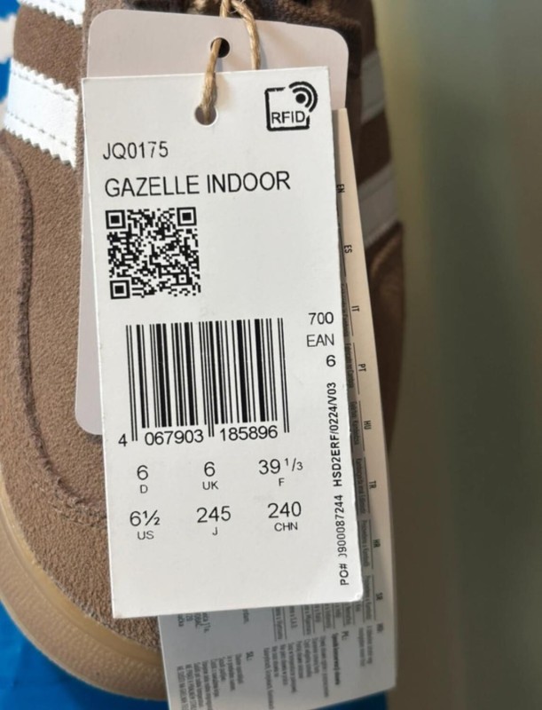 adidas gazelle indoor earth strata taille 39 2