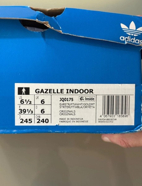 adidas gazelle indoor earth strata taille 39