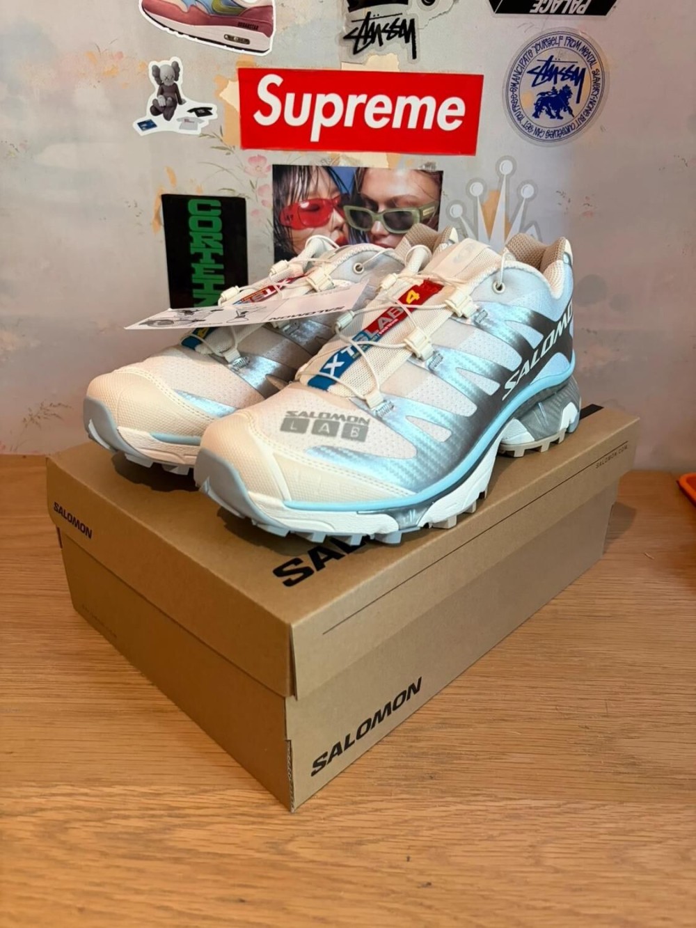Salomon XT-4 OG Vanilla Ice Ballad Blue