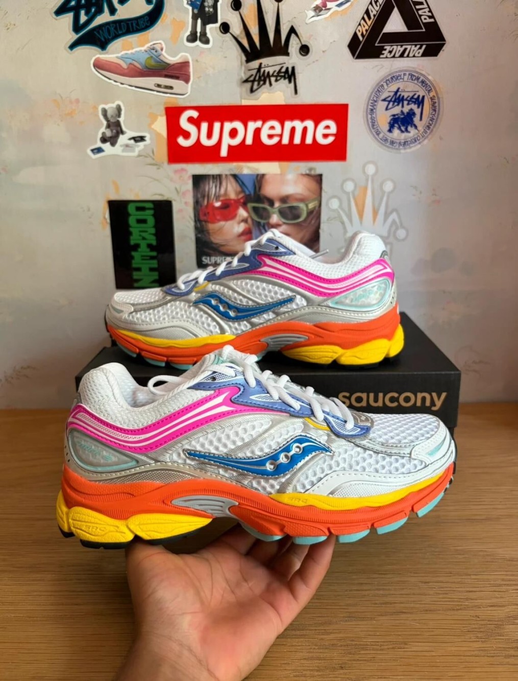 Saucony Progrid Omni 9 White Multi