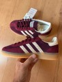 Adidas handball spezial bordeaux burgundy / rouge foncé taille 38