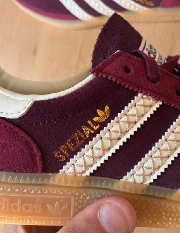 Adidas handball spezial bordeaux burgundy / rouge foncé taille 38 2