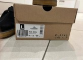 Clarks Sabot Nubuk Trek Mule Noir - Neuf - Taille 38