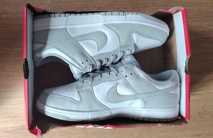 Nike Dunk Low Retro – White/Grey Fog - T.47
