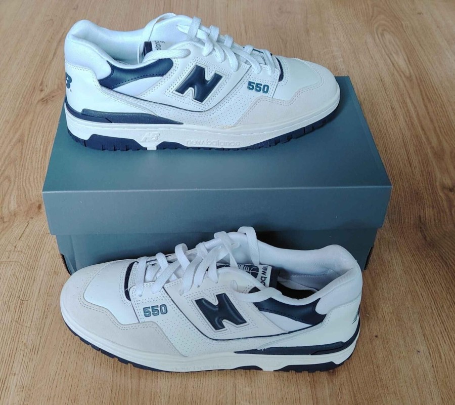 New Balance 550 – White/Navy - T.44
