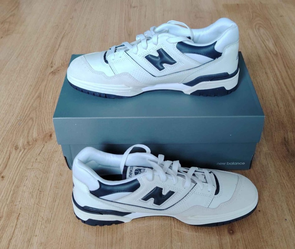 New Balance 550 – White/Navy - T.44 2