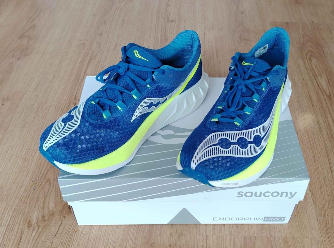 Saucony Endorphin Pro 4 – Lapis/Citron (Bleu) - T.45 2