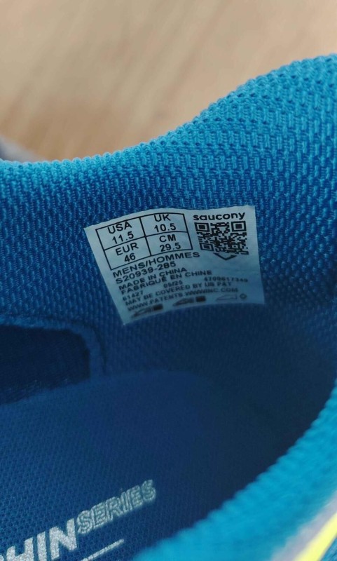 Saucony Endorphin Pro 4 – Lapis/Citron (Bleu) - T.45 2