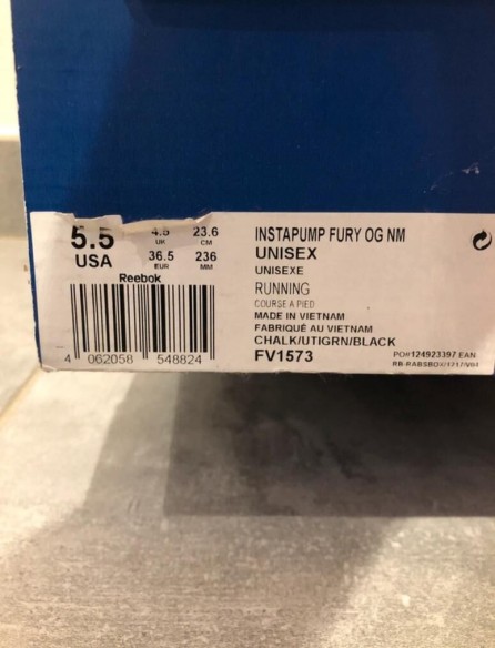 Reebok instapump fury og