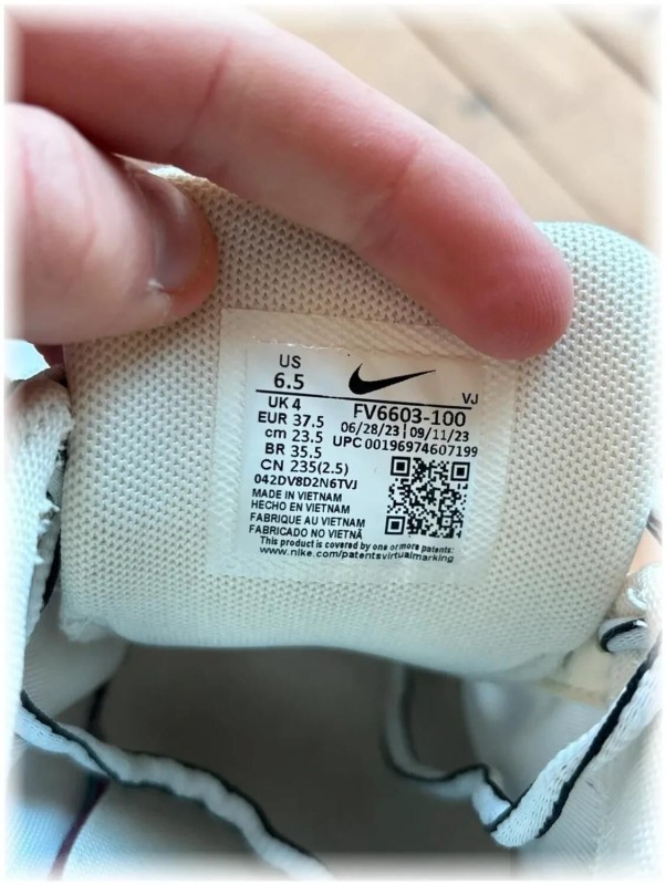 Nike p-6000 Coconut Milk / taille 37,5 2