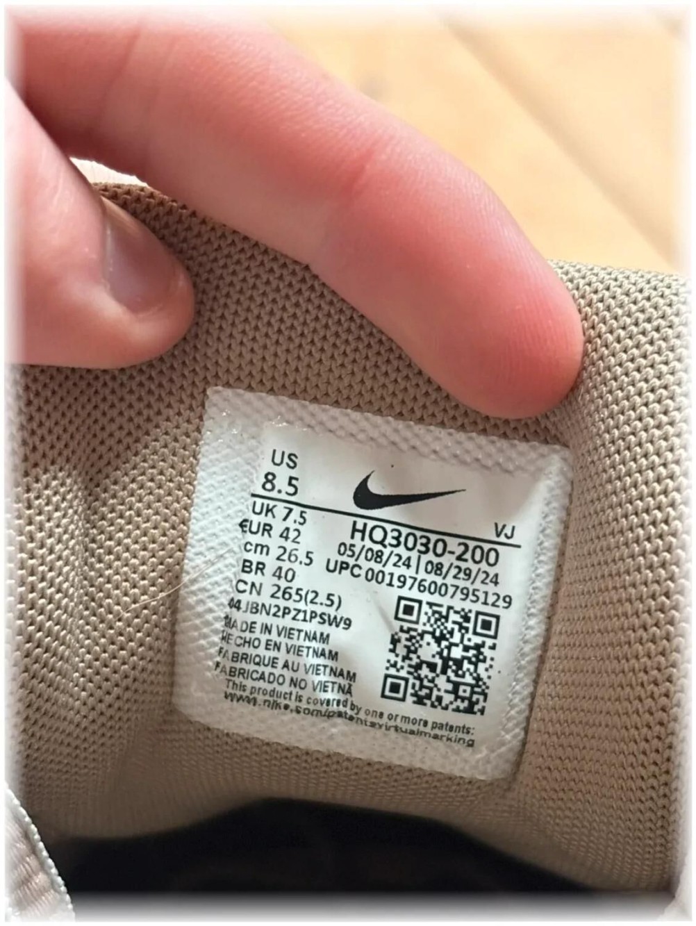 Nike p-6000 Brown Silver - taille 42