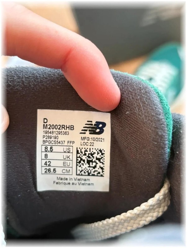 New balance 2002r Green - taille 42 2