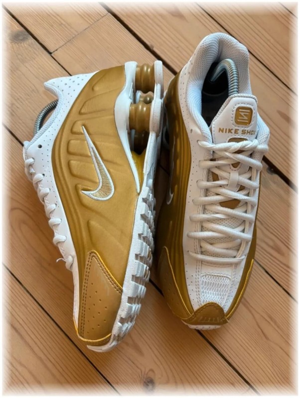 Nike shox r4 white gold - taille 37,5 2