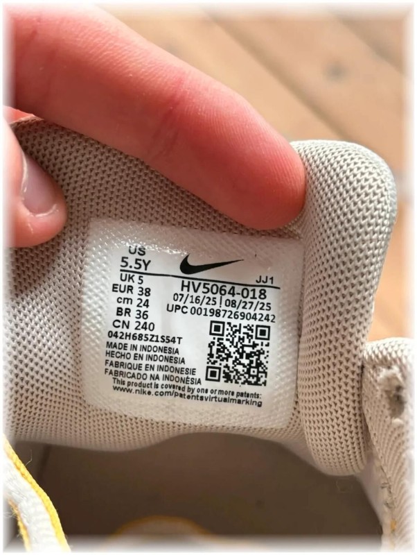 Nike p-6000 Grey Yellow - taille 38 2