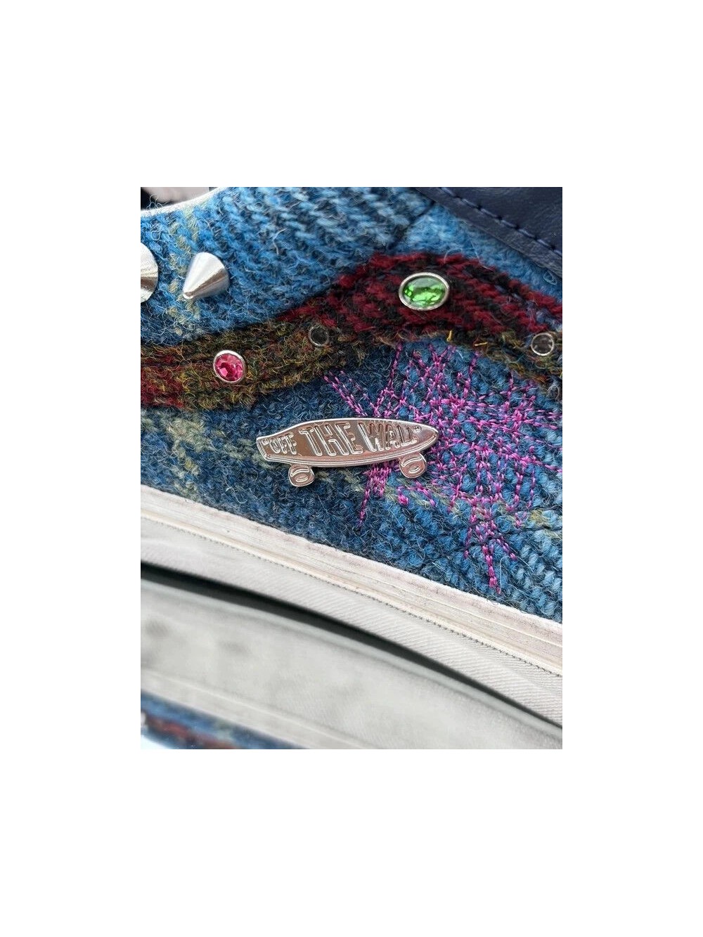 Vans LX Old Skool 36 Navy X Harris Tweed - Taille 44