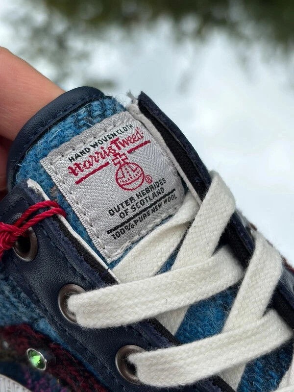 Vans LX Old Skool 36 Navy X Harris Tweed - Taille 44 2