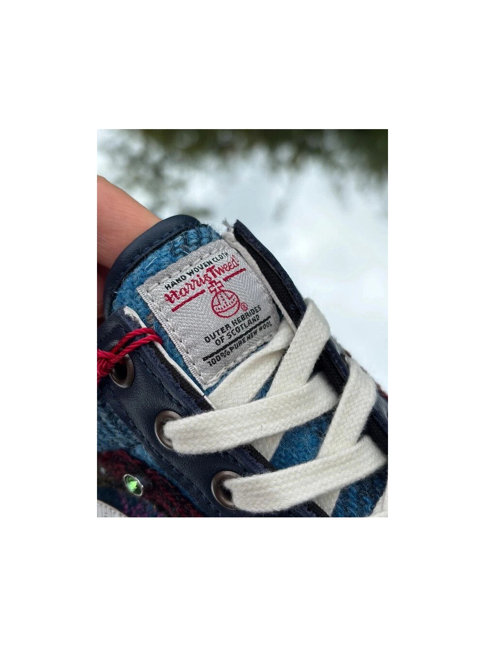 Vans LX Old Skool 36 Navy X Harris Tweed - Taille 44