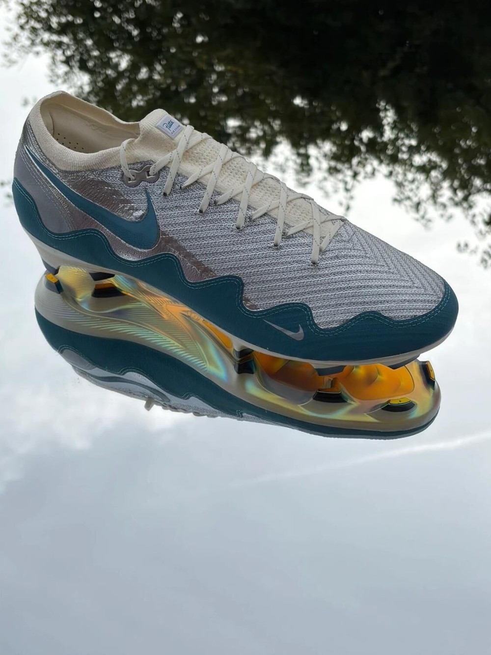Nike Zoom Mercurial Vapor 16 Elite FG SE Waves Chrome Noise Aqua White X Patta - Taille 45