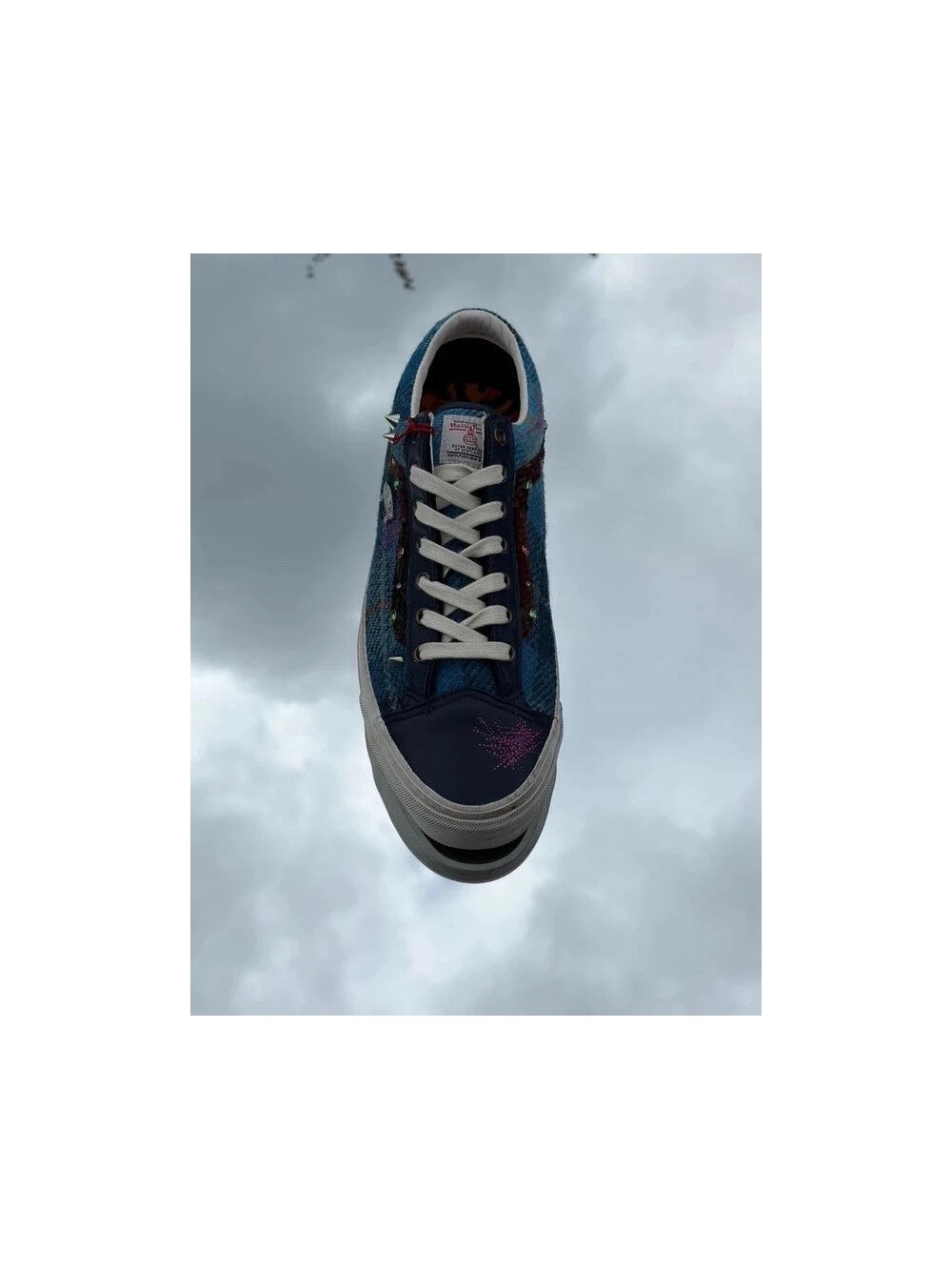 Vans LX Old Skool 36 Navy X Harris Tweed - Taille 44