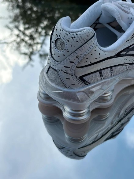 Nike Shox Ride 2 Metallic Platinum White Black - Taille 41