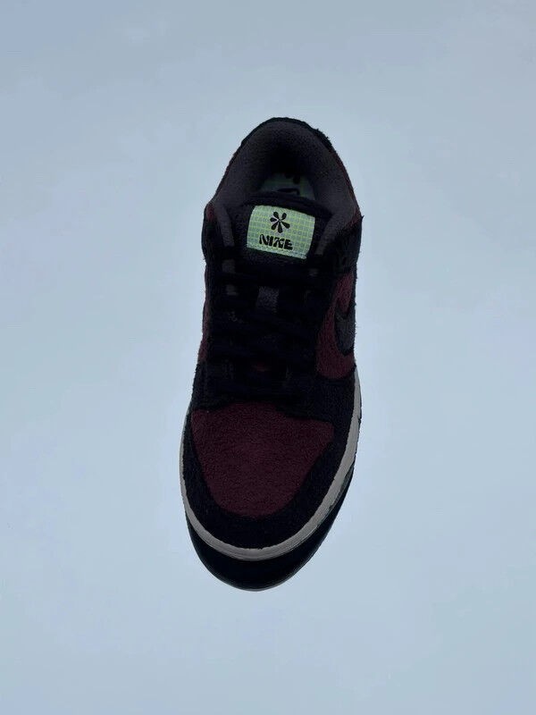Nike Dunk Low SE Fleece Pack Burgundy Crush Dark Smoke Grey - Taille 36 2