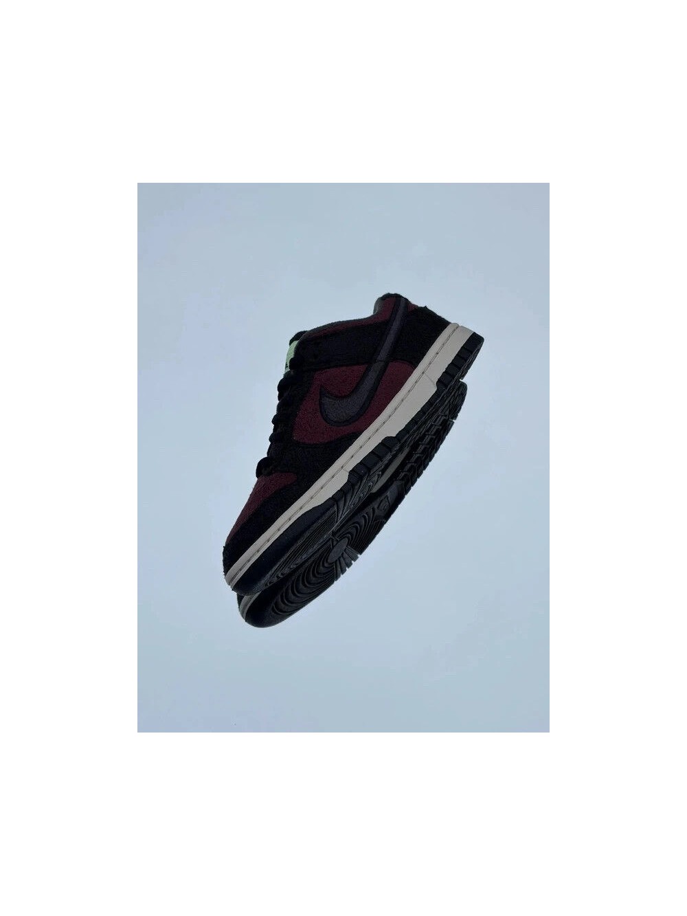Nike Dunk Low SE Fleece Pack Burgundy Crush Dark Smoke Grey - Taille 36