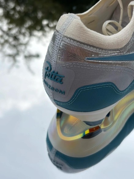 Nike Zoom Mercurial Vapor 16 Elite FG SE Waves Chrome Noise Aqua White X Patta - Taille 45