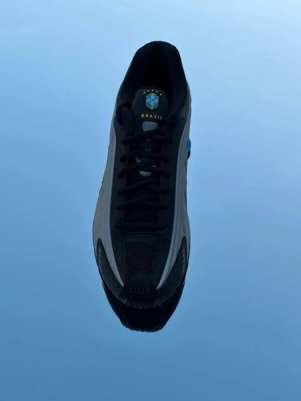 Nike Shox R4 Brazil Black Canary Metallic Pewter - Taille 42 2