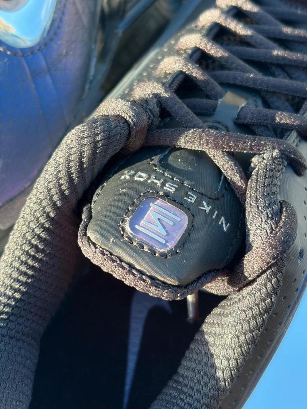 Nike Shox R4 Jewel QS Black Metallic Silver Purple Dynasty - Taille 38,5