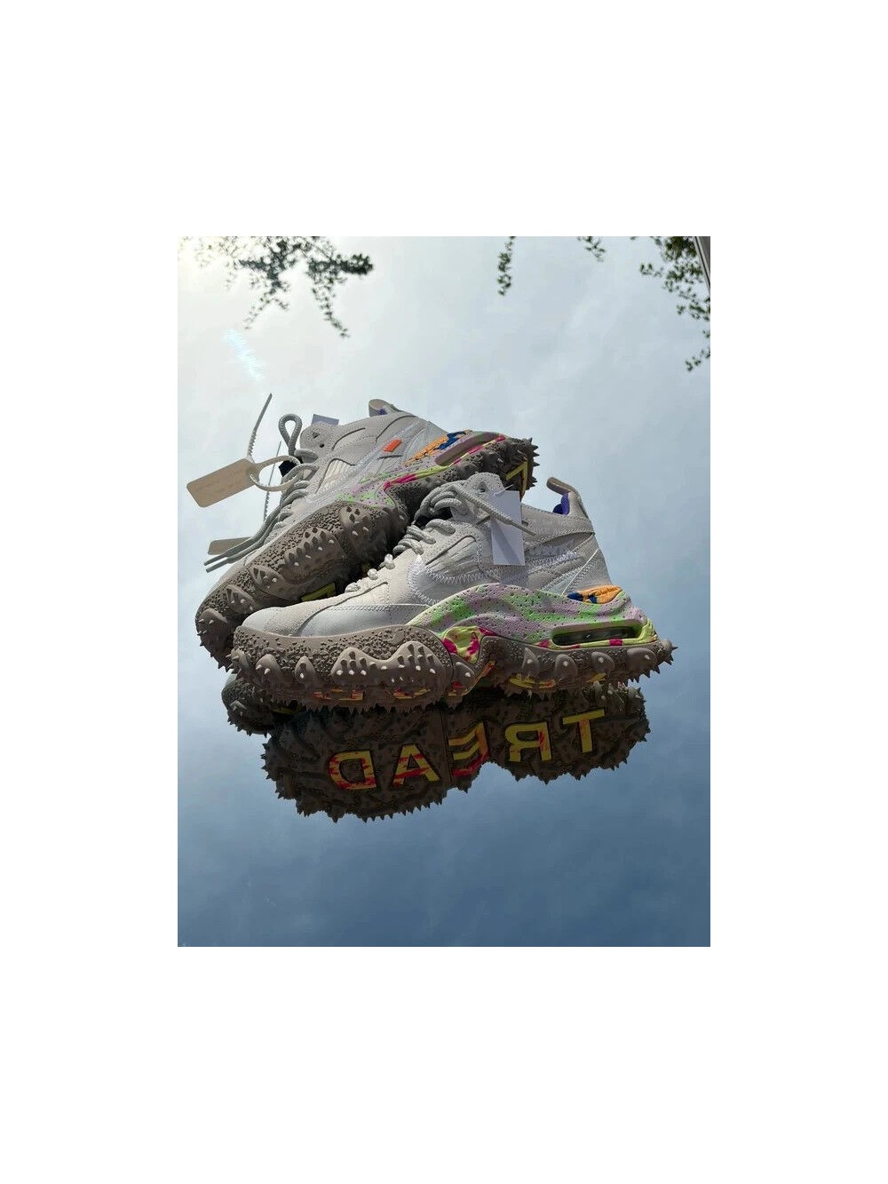 Nike Air Terra Forma X Off-White Summit White Clear Cobblestone - Taille 42