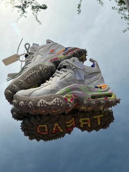 Nike Air Terra Forma X Off-White Summit White Clear Cobblestone - Taille 42