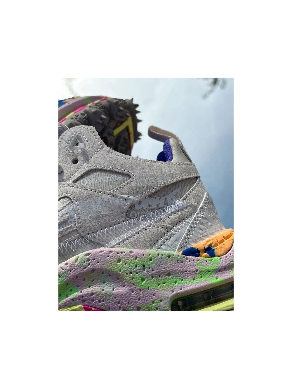Nike Air Terra Forma X Off-White Summit White Clear Cobblestone - Taille 42