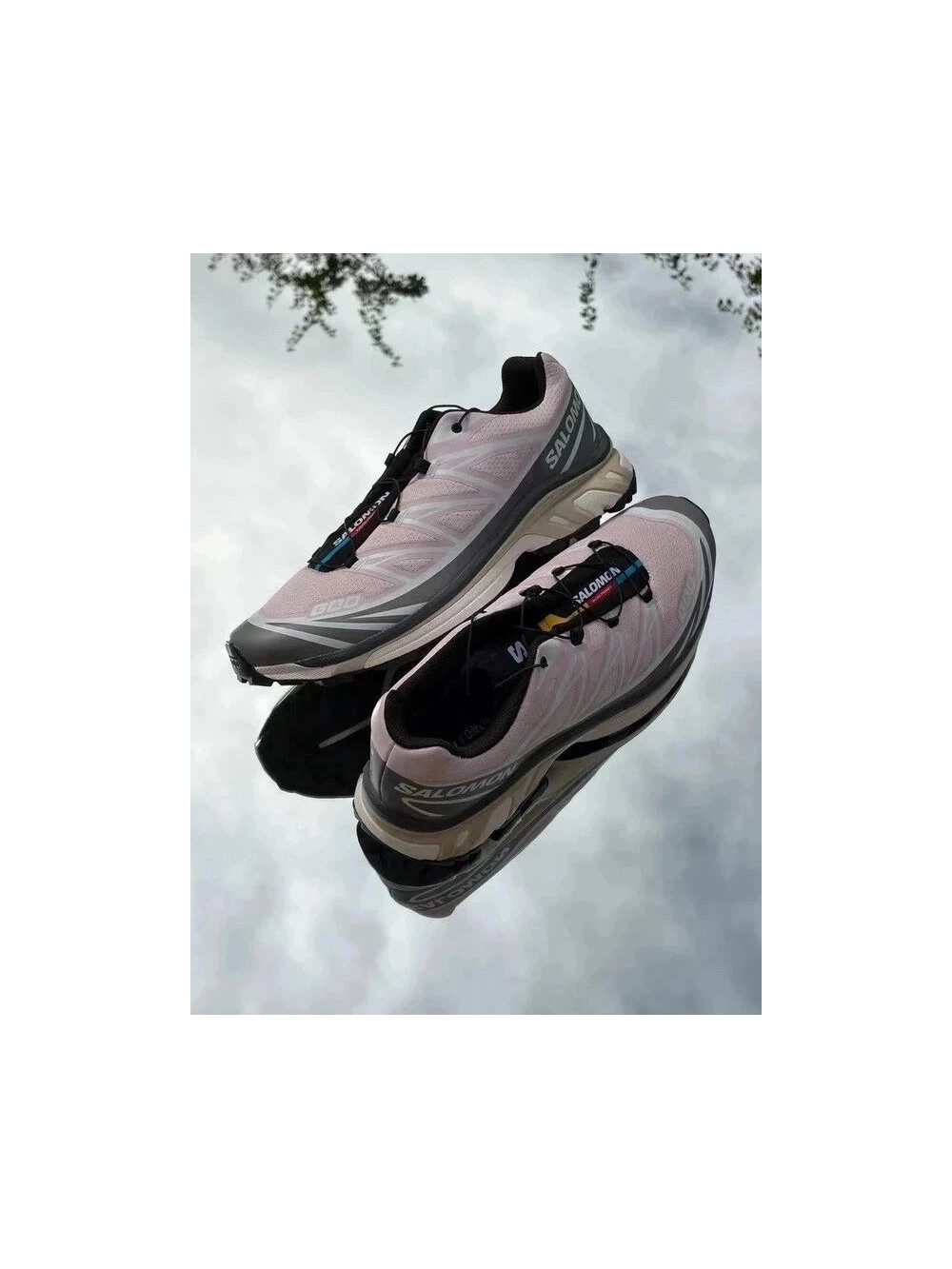 Salomon XT-6 Cloudburst Icy Pink Tapioca - Taille 47,5