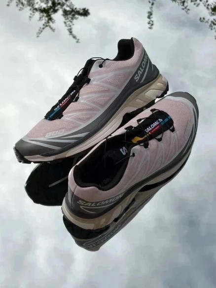 Salomon XT-6 Cloudburst Icy Pink Tapioca - Taille 47,5
