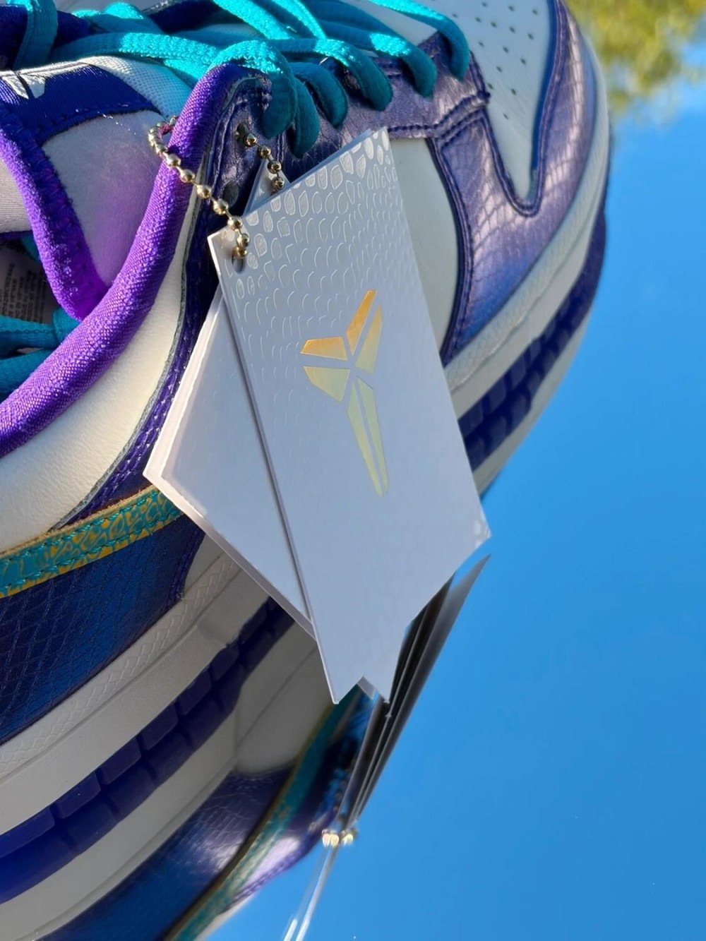 Nike Dunk Low Protro X Kobe Bryant Fierce Purple Blue Lagoon Sail - Taille 40,5