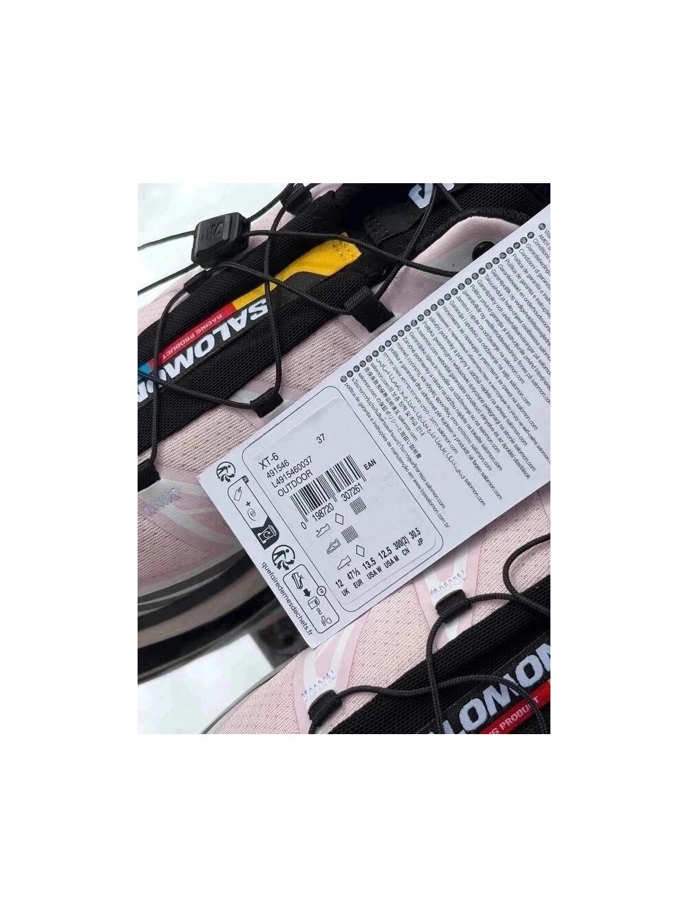 Salomon XT-6 Cloudburst Icy Pink Tapioca - Taille 47,5