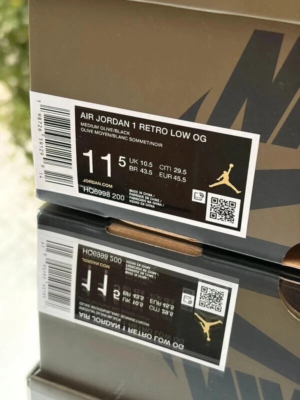 Air Jordan 1 Retro Low OG Medium Olive Black - Taille 45,5 2
