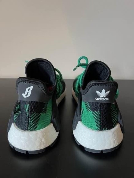 adidas NMD Hu Pharrell x BBC Green Plaid