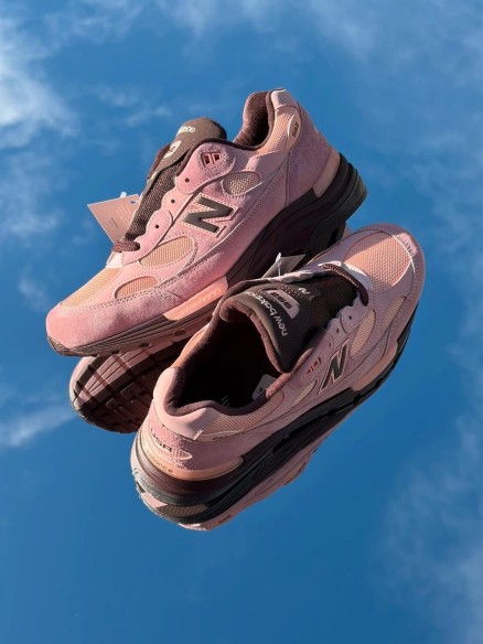New Balance 992 Made in USA Pink Chalk - Taille 43