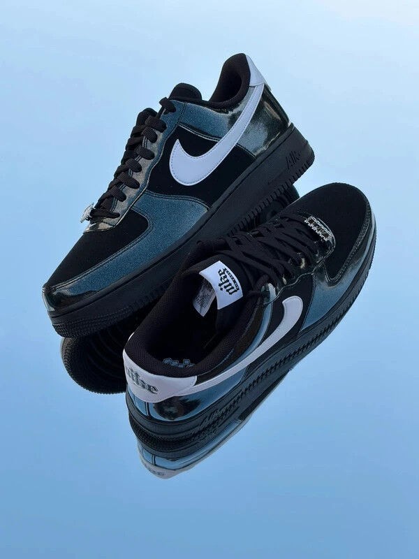 Nike Air Force 1 Low ´07 LV8 Glam Rock Black White - Taille 47